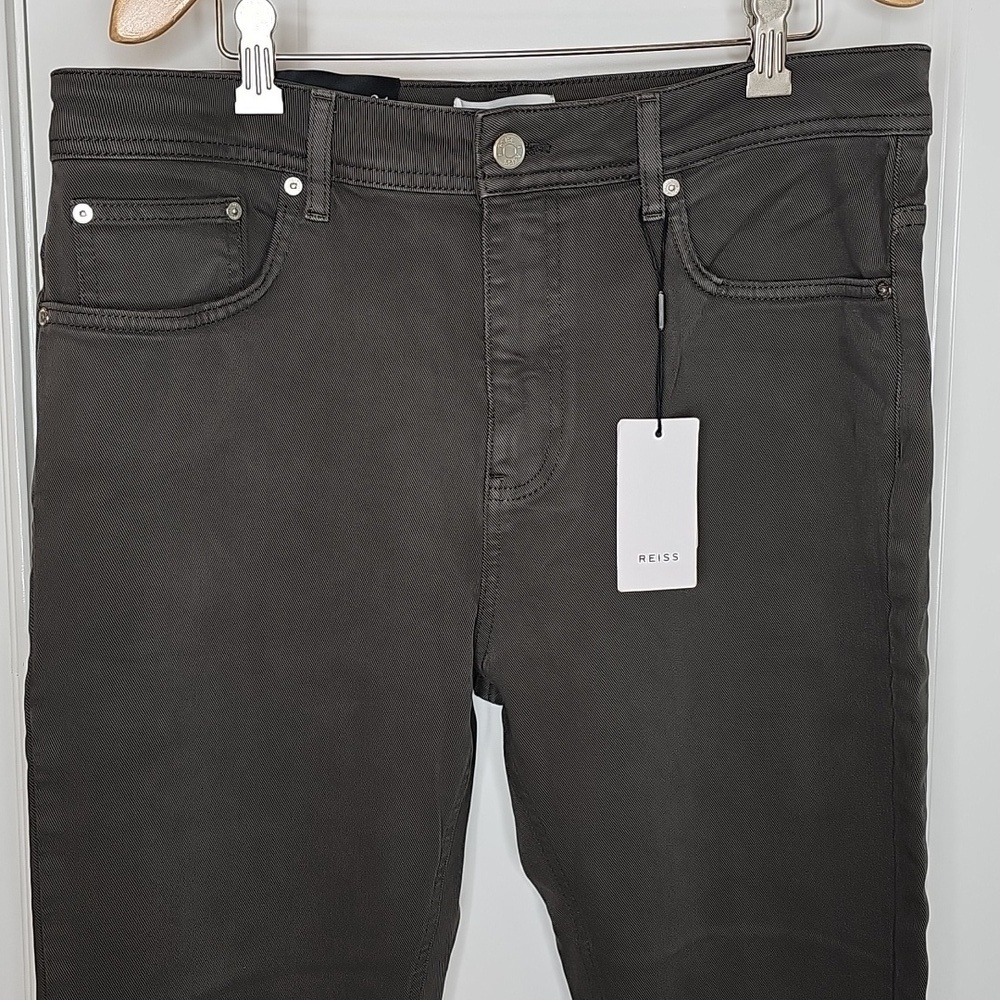 Reiss Charcole Slim Denim Jeans - Size 34 - Picture 4 of 7